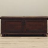 Coffre en chêne, design scandinave, XVIIIe siècle