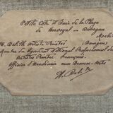 Oil on canvas Kervoyal beach Damgan, Morbihan - H. Delille