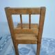 Pair of vintage wooden children's chairs