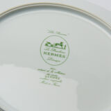 4 plates Hermès Peonies 25cm