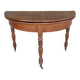 Demi-lune console table