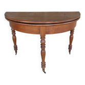Demi-lune console table