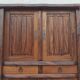 Aranjou sideboard in solid elm in the style of Olavi Hänninen 1960s
