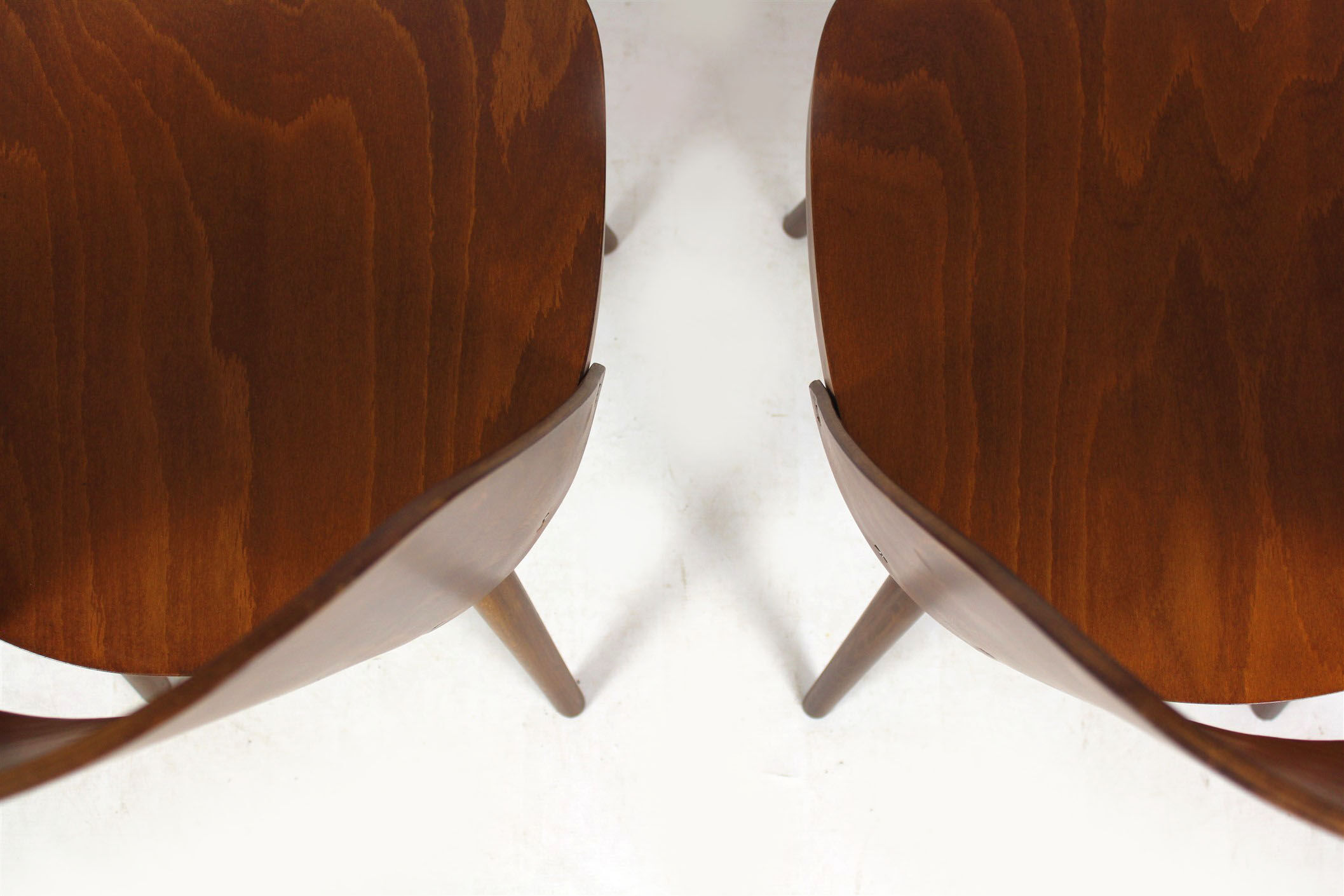 No. 515 Wooden Chairs by Oswald Haerdtl for TON, 1950s, Set of 2