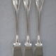 Fish service and its 6 silver-plated metal cutlery in the crossed ribbons model.