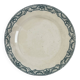 Large ironstone plate, Directoire, Salins.