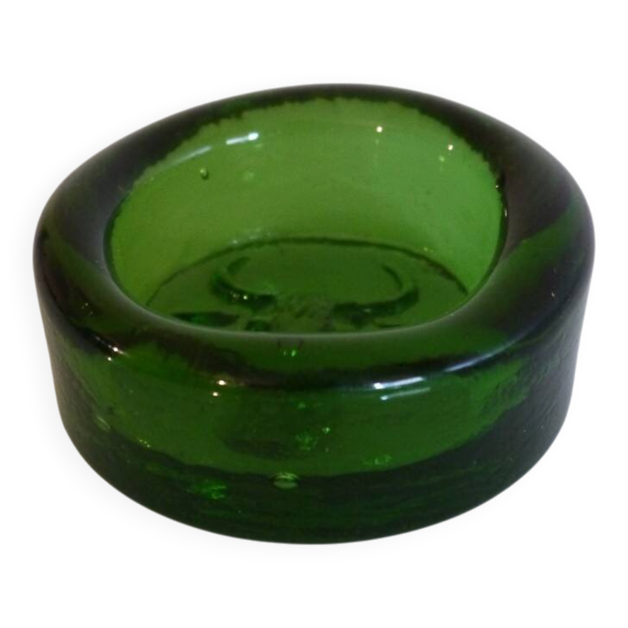 Glass ashtray by Erik Hoglund