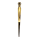 Gold plated letter opener.