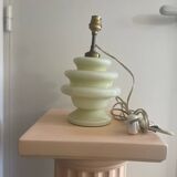 Pied de lampe opaline