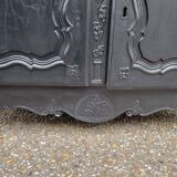 Black Louis XV low sideboard