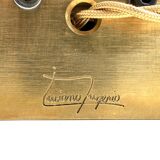 Luciano Frigerio, Hollywood Regency mod. Tartaro table lamp base, Italy 197