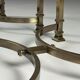 Ensemble de 2 tables d'appoint en métal vintage