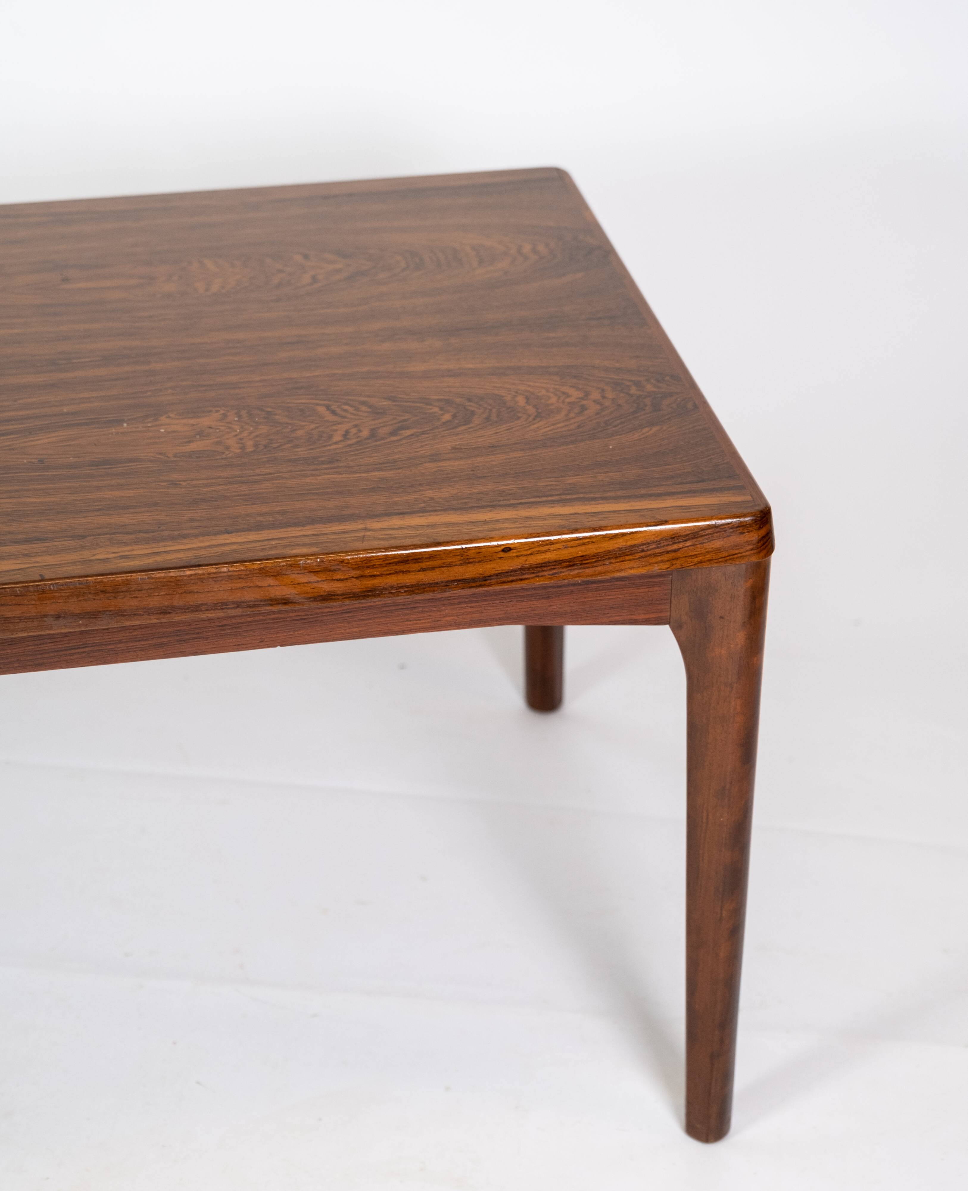 Coffee table in rosewood designed by Henning Kjærnulf, 1960s
