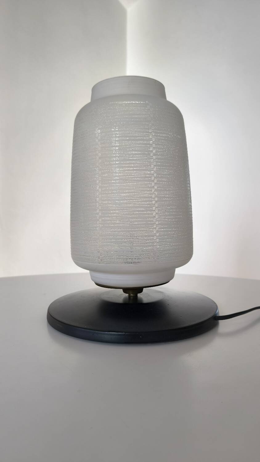 Japanese table lamp from Lunel, 1950