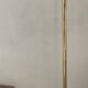 Articulated floor lamp from the 80s in gold metal