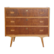 Commode en teck et chêne 1960