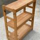 3-Tier Solid Wood Shelf