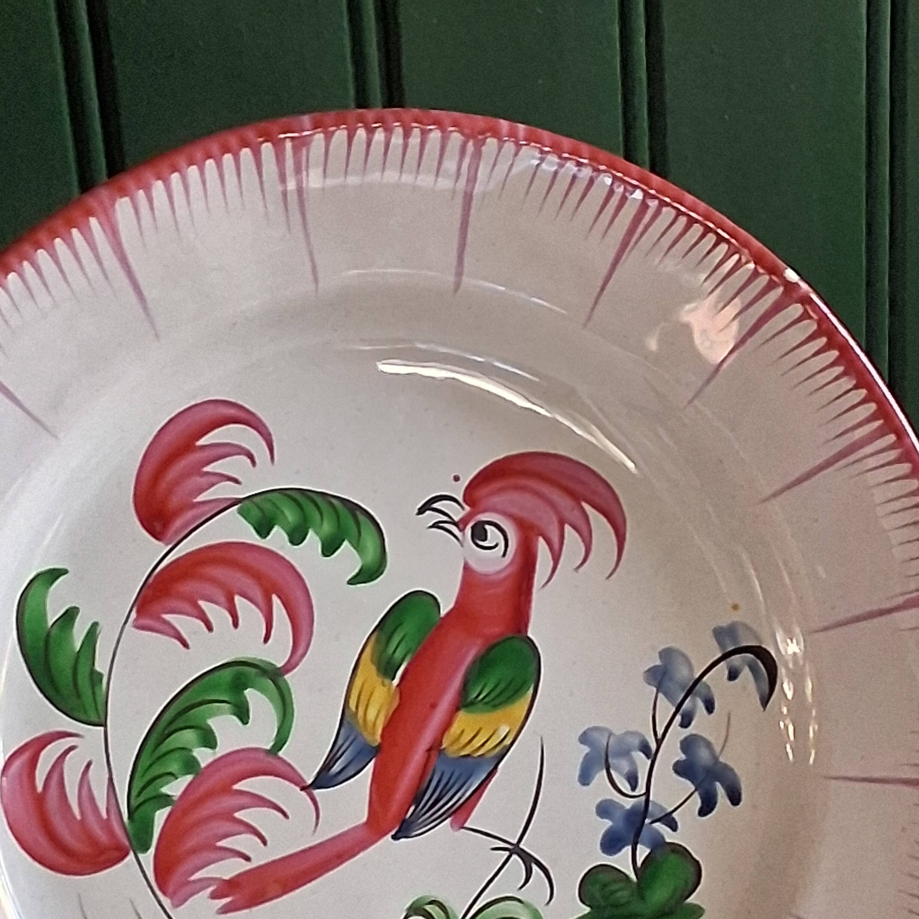 Old earthenware plate from the East / Islettes / St Clément Unmarked in b