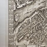 19th century engraving / Plan of Paris / Plan of Visscher