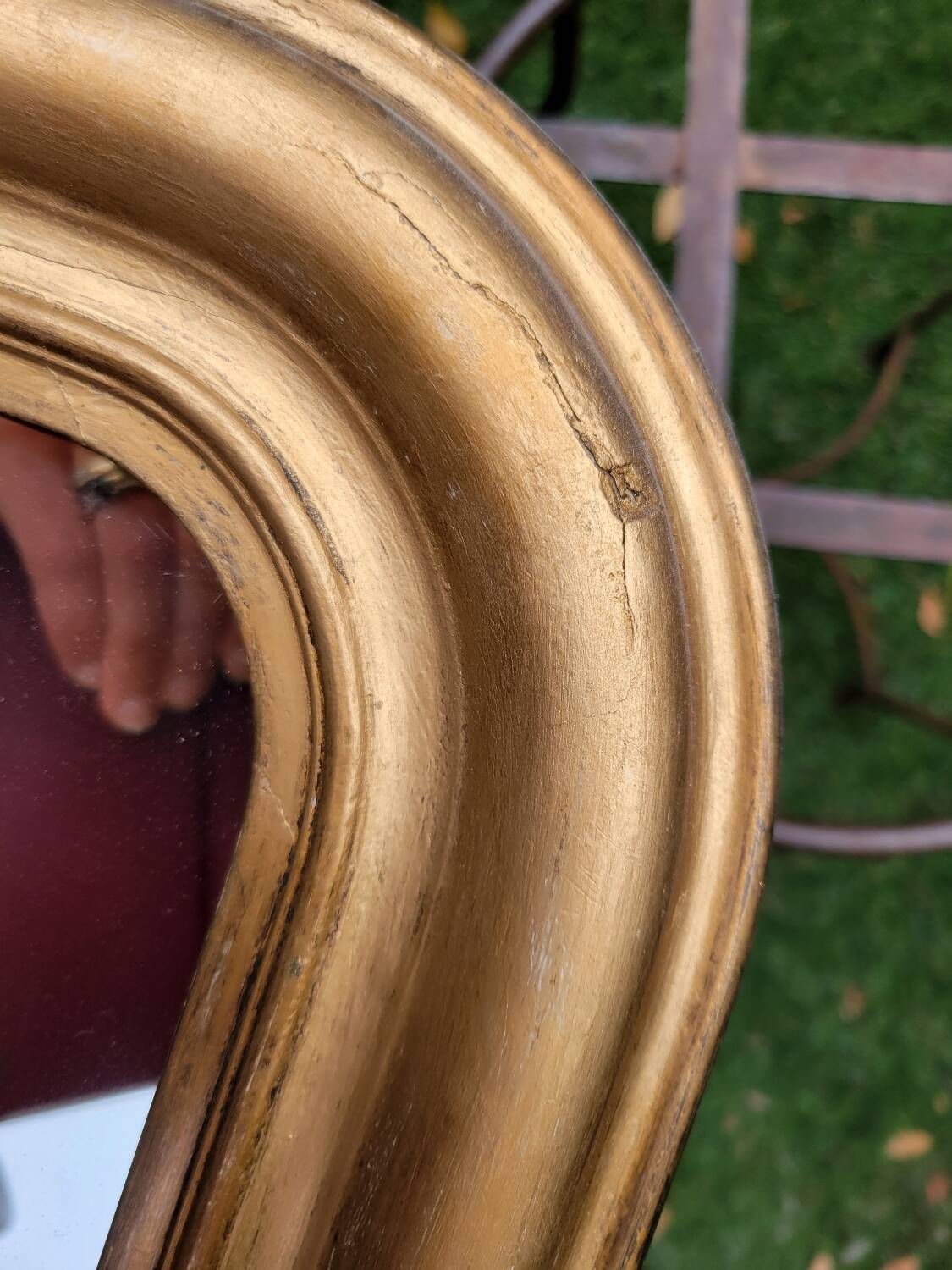 Louis Philippe gilded mirror, late 19th century