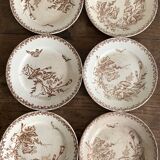 Onnaing Liseron ironstone soup plates