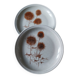 Stoneware plates Sarreguemines France