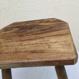 Antique vintage tripod milking stool