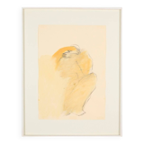 "Sitting, hands in front of eyes" by Daniel Arnaison