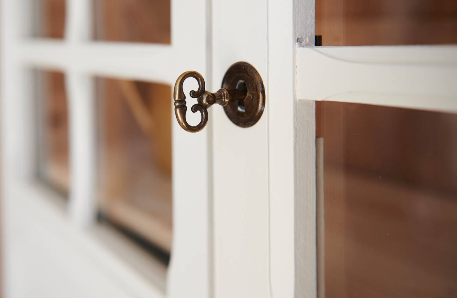 Parisian glass cabinet