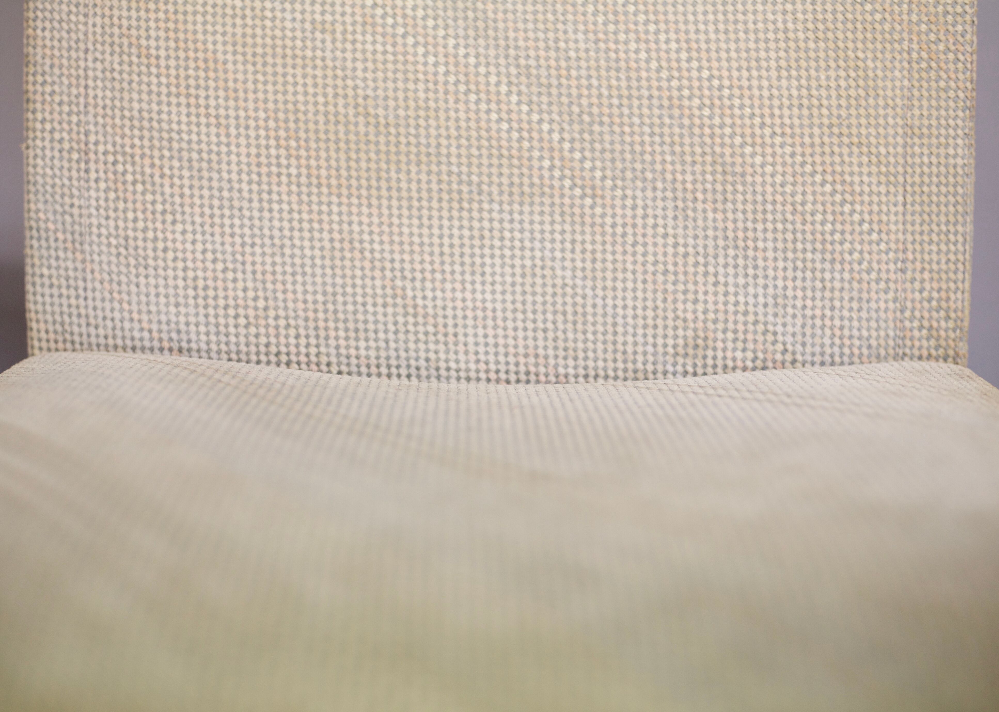 Pair of chairs by Giovanni Offredi model published by Saporiti Italy circa 1970 Ealing