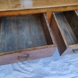 19th end clothier table, furniture workshop