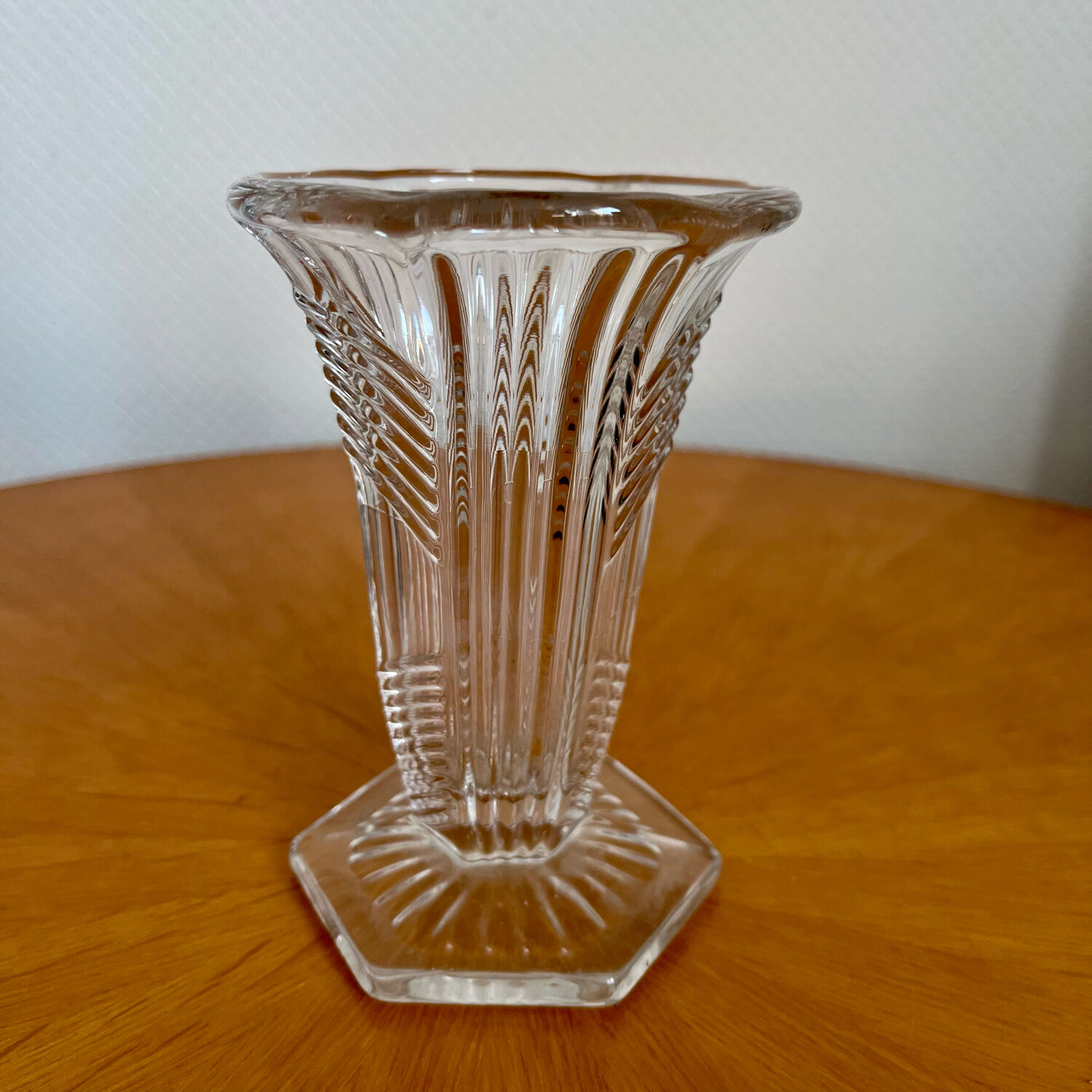 Vase Art Déco en verre