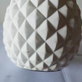 Pineapple lamp in white biscuit