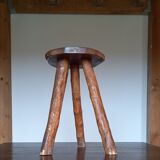 Brutalist wooden stool 60/70
