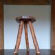 Brutalist wooden stool 60/70