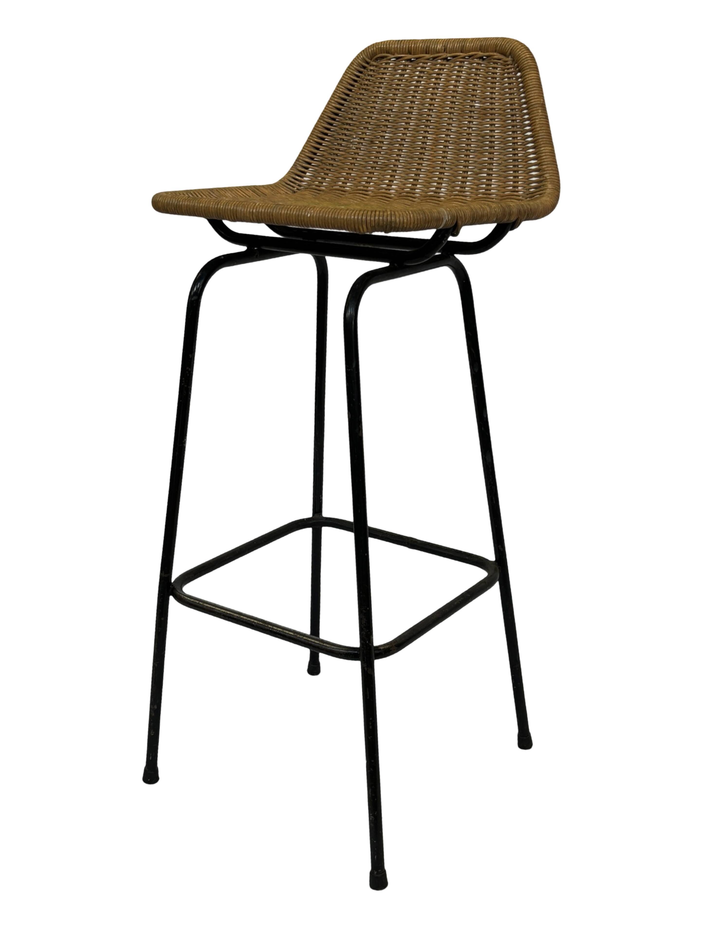 Vintage stool barstool Dirk van Sliedregt Rohe Noordwolde