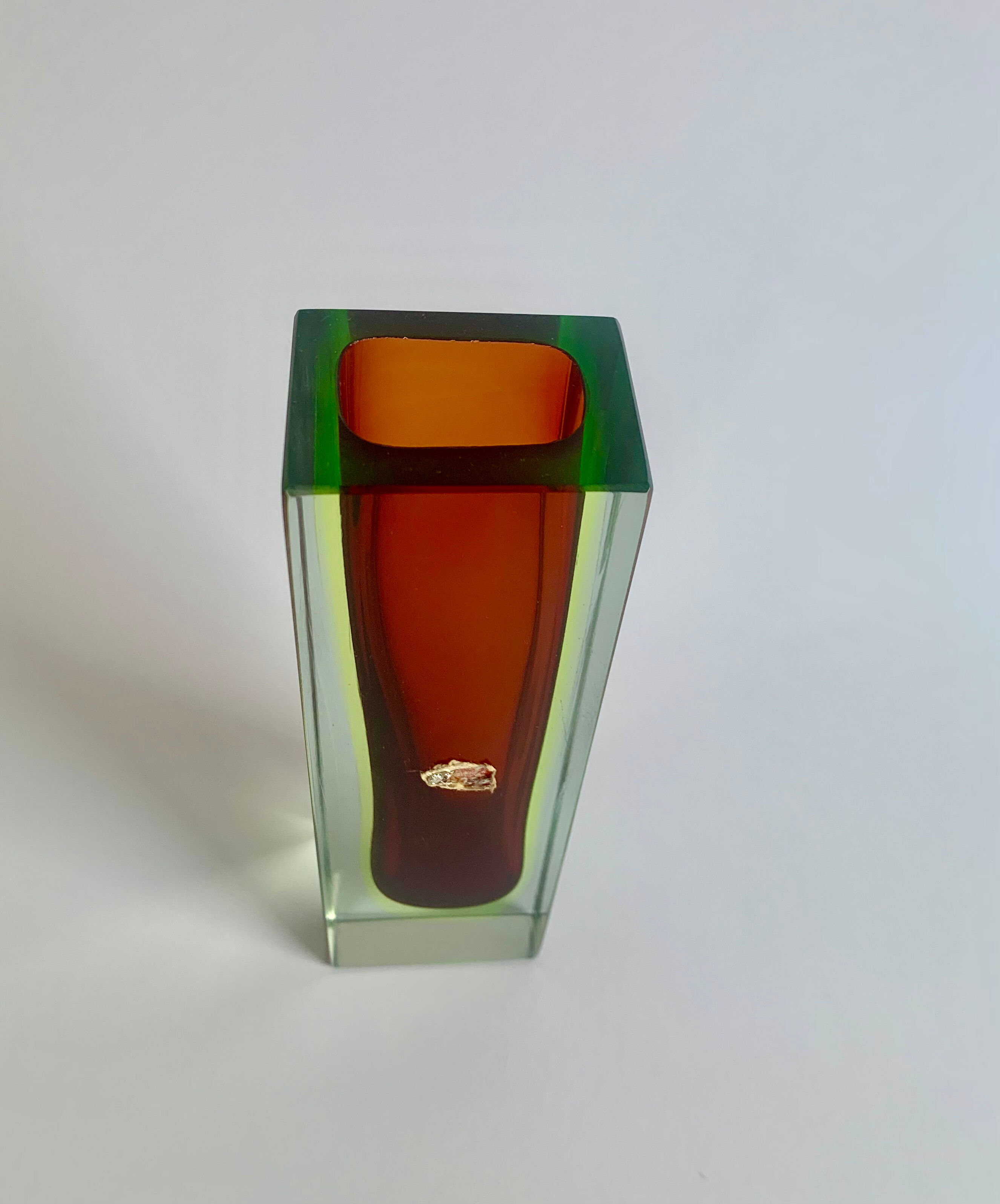 Vase by F. Poli for Murano, Italy, 1970s