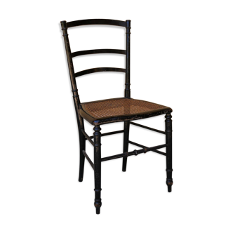 Napoleon III Chair in wood and cannage, twenties