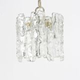 Murano Glass Ice Pendant by Kalmar, Austria, 1960s