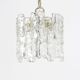Murano Glass Ice Pendant by Kalmar, Austria, 1960s
