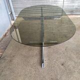 Design chrome oval table