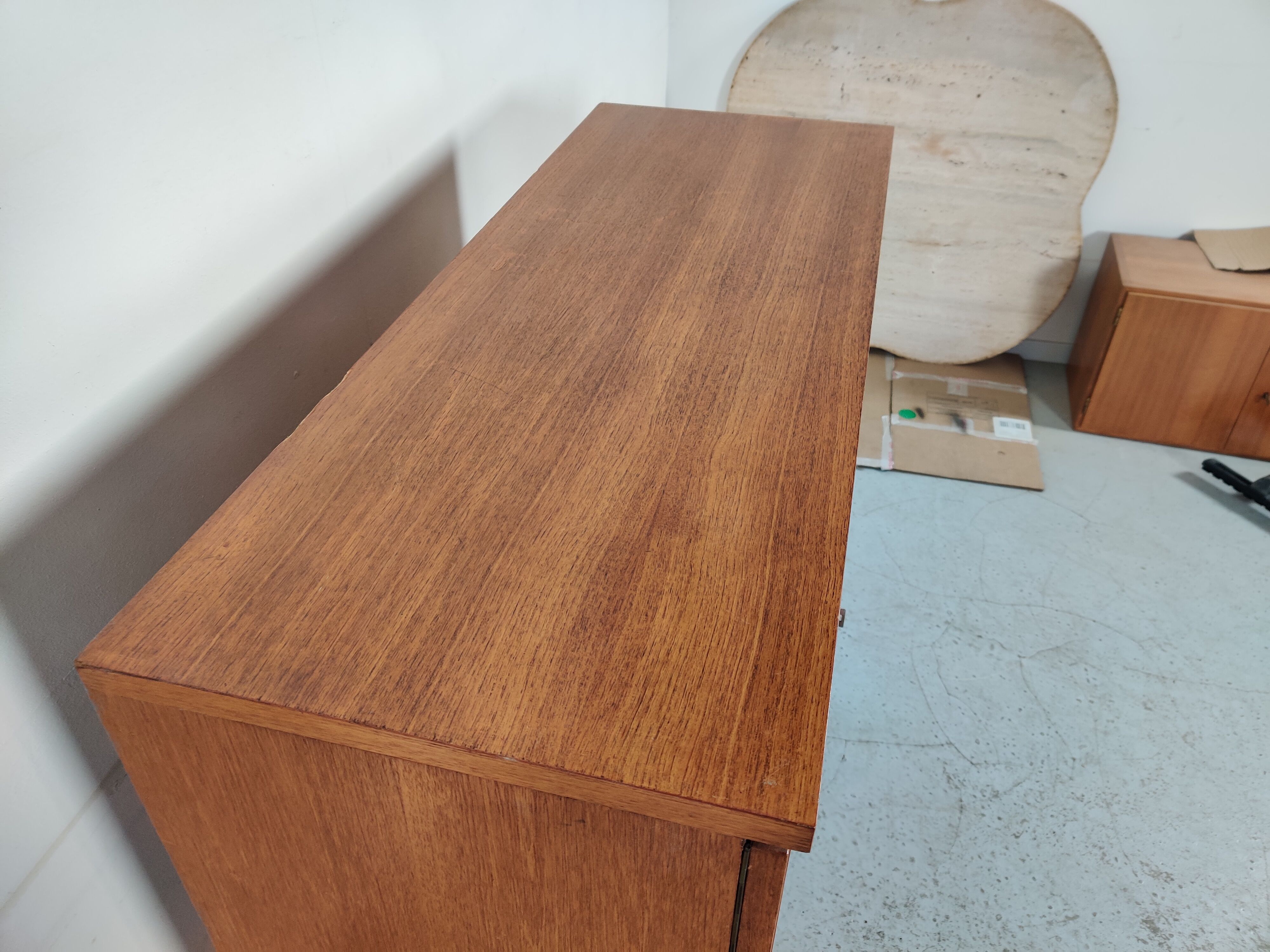 Vintage Scandinavian teak buffet, 60s