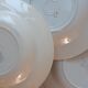 Set of 6 hollow plates Digoin Sarreguemines mismatched