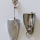 Pair of shoe trees former CLUB brand metal, aluminium.