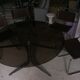 Table bicolore et ses 4 chaises