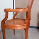 Antique Louis XVI style cane armchair