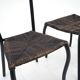 Black Manila dining chairs by Val Padilla for Conran, c.1980