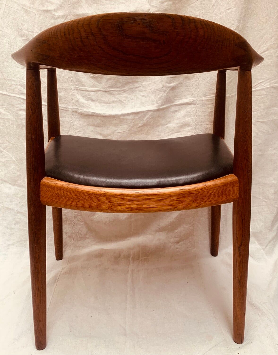 1950s Danish Hans Wegner Oak Model 503 Armchair
