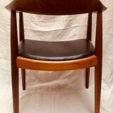 1950s Danish Hans Wegner Oak Model 503 Armchair