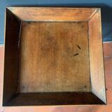Table d'appoint en bois Napoléon III, table plateau à roulettes, XIXème